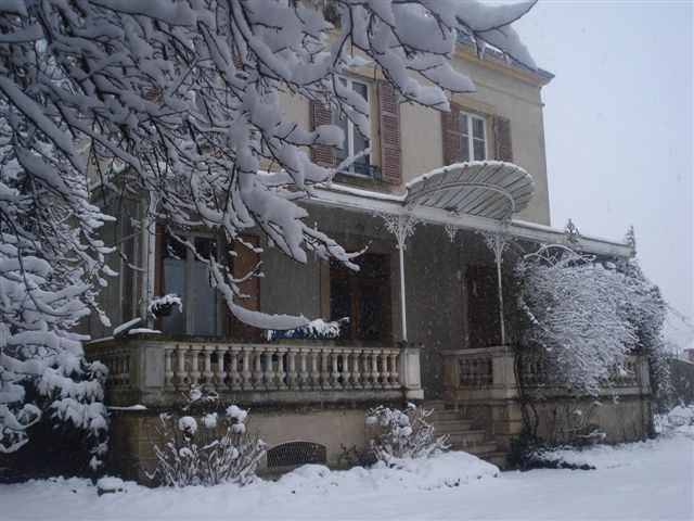 Le Clos du Sornin sous la neige 